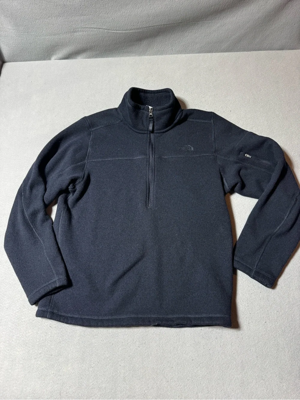 The North Face Men’s Navy Half-Zip Fleece Pullover Size M